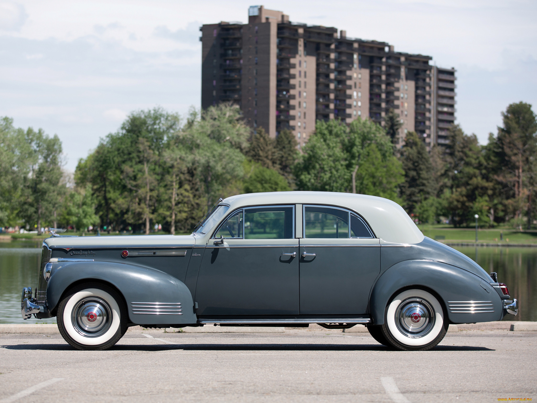 , packard, 1941, 180, custom, super, eight, sport, brougham, lebaron
